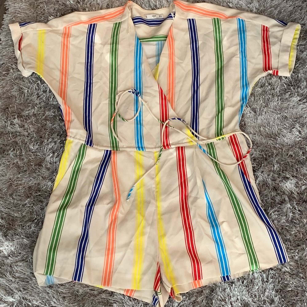 Dressy Rainbow Romper